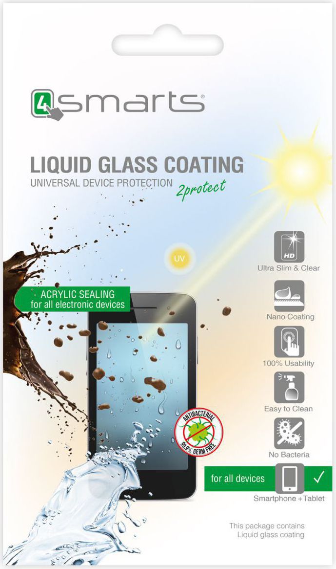 4smarts Universele Liquid Glass Screen Protector afbeelding 1