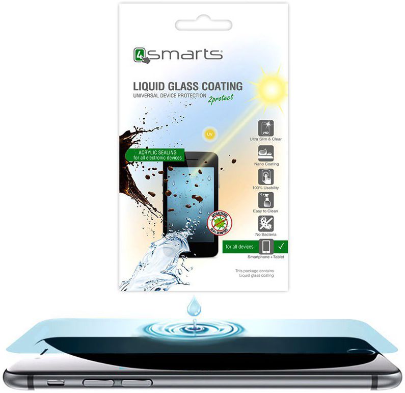 4smarts Universele Liquid Glass Screen Protector afbeelding 2