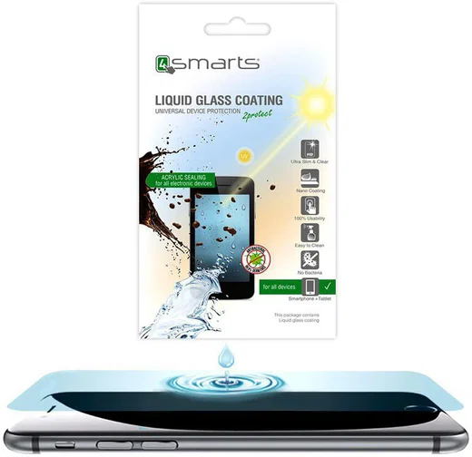4smarts Universele Liquid Glass Screen Protector afbeelding 2