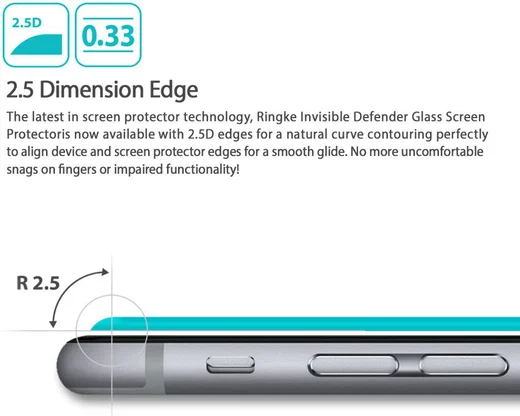 Ringke ID Glass 0.33mm Apple iPhone 7 / 8 Duo Pack afbeelding 7