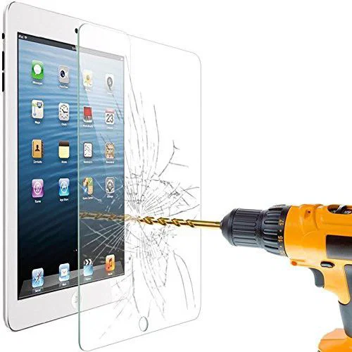 Tempered Glass Screenprotector Apple iPad 9.7 2017 / 2018 / Air (2) afbeelding 4