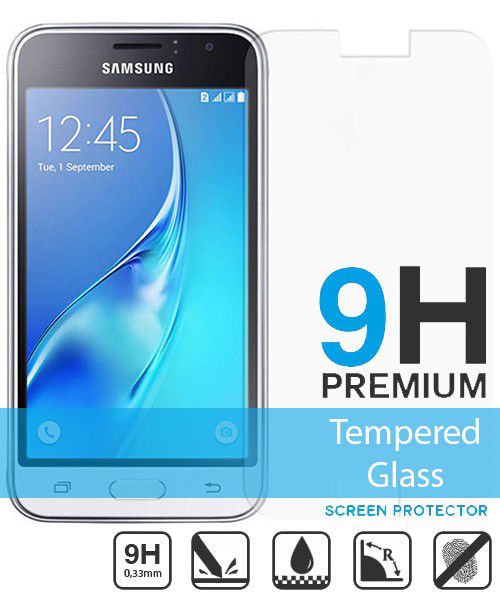 Samsung Galaxy J1 (2016) Tempered Glass Screen Protector afbeelding 2