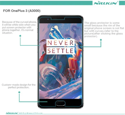 Nillkin 9H H+ Pro Tempered Glass Screen Protector OnePlus 3T / 3 afbeelding 15