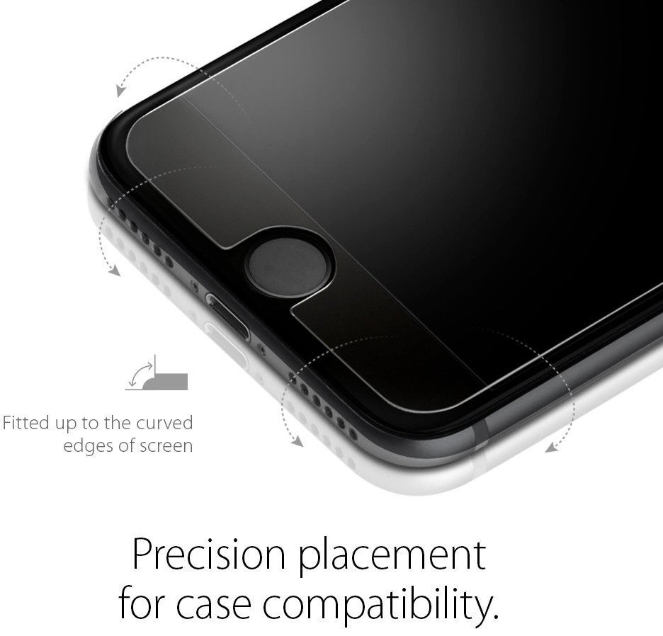 Spigen GLAS Slim HD Screen Protector iPhone 7 Plus / 8 Plus afbeelding 2