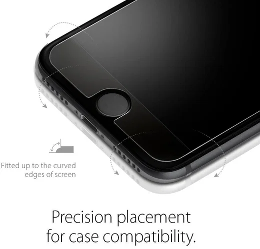 Spigen GLAS Slim HD Screen Protector iPhone 7 Plus / 8 Plus afbeelding 2