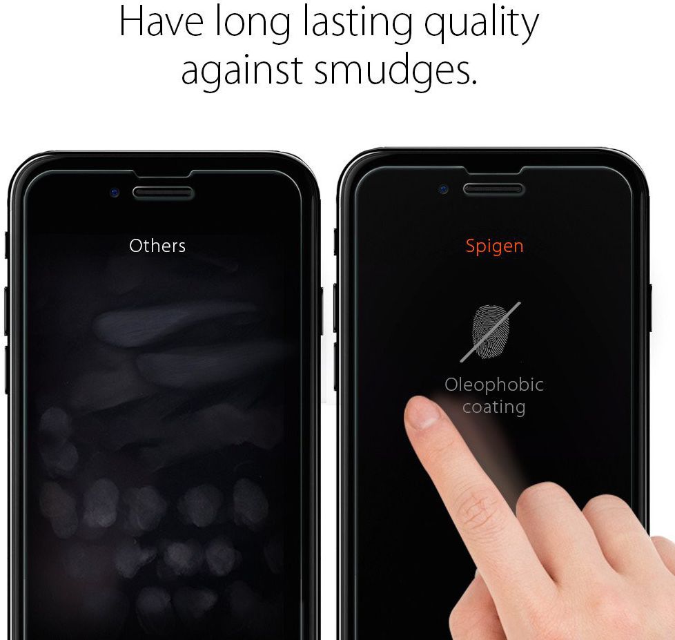 Spigen GLAS Slim HD Screen Protector iPhone 7 Plus / 8 Plus afbeelding 5