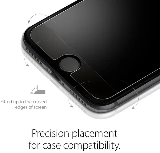 Spigen iPhone 7 Plus / 8 Plus Tempered Glass Screen Protector afbeelding 2