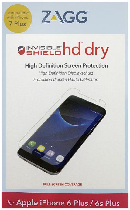 InvisibleSHIELD HD Dry Screen Protector Full Body iPhone 6(s) / 7 Plus afbeelding 1