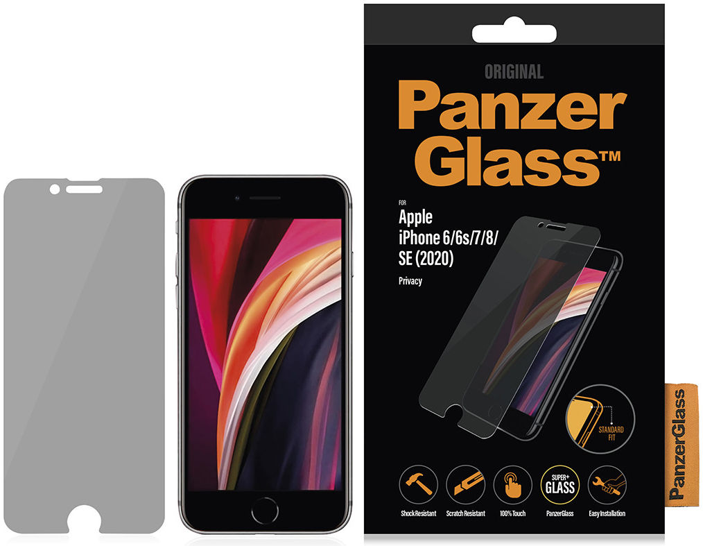 PanzerGlass iPhone SE 2020 / 2022 Privacy Glass Screenprotector afbeelding 4