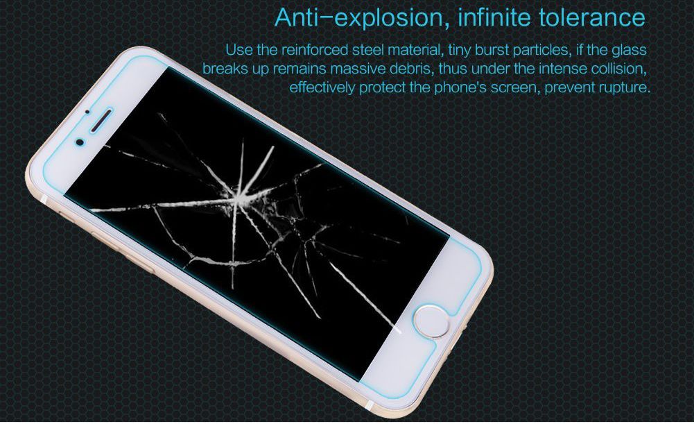 Nillkin Tempered Glass Screen Protector iPhone 7 / 8 / SE 2020 / 2022 afbeelding 6