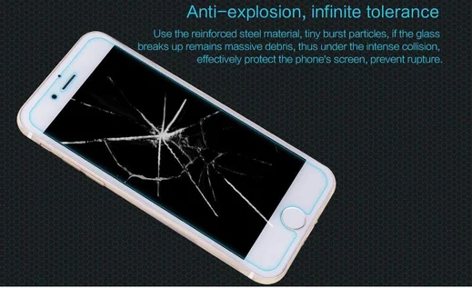 Nillkin Tempered Glass Screen Protector iPhone 7 / 8 / SE 2020 / 2022 afbeelding 6
