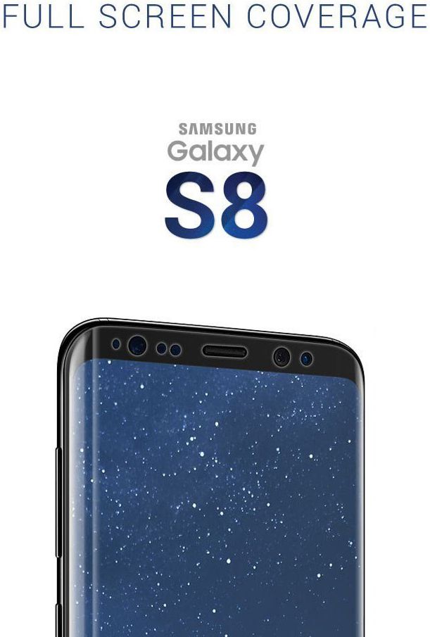 Samsung Galaxy S8 Full Coverage Screen Protector afbeelding 3