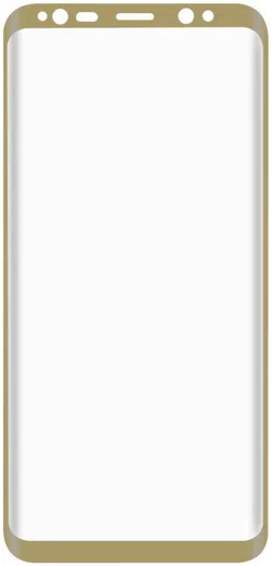 Samsung Galaxy S8 Tempered Glass Screen Protector Goud afbeelding 4