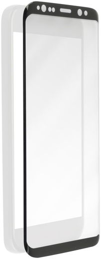 4Smarts Gebogen Tempered Glass Samsung Galaxy S8 Plus Zwart afbeelding 4