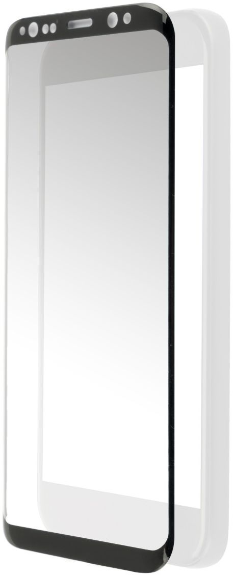 4Smarts Gebogen Tempered Glass Samsung Galaxy S8 Plus Zwart afbeelding 5