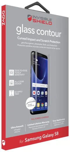 ZAGG InvisibleShield Glass Contour Samsung Galaxy S8 afbeelding 4