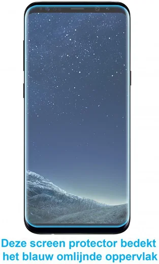 ZAGG InvisibleShield Glass Contour Samsung Galaxy S8 afbeelding 2
