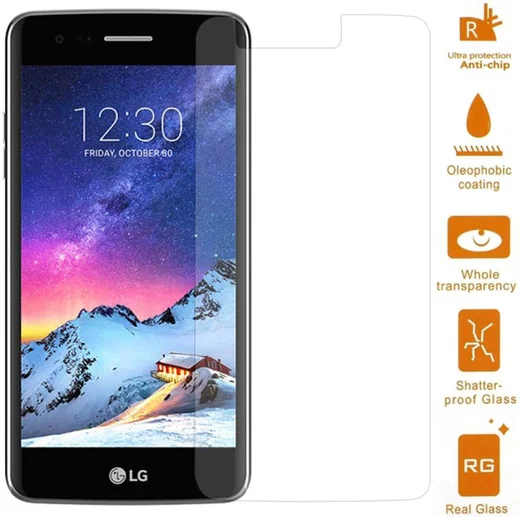 LG K8 (2017) Tempered Glass Screen Protector afbeelding 2