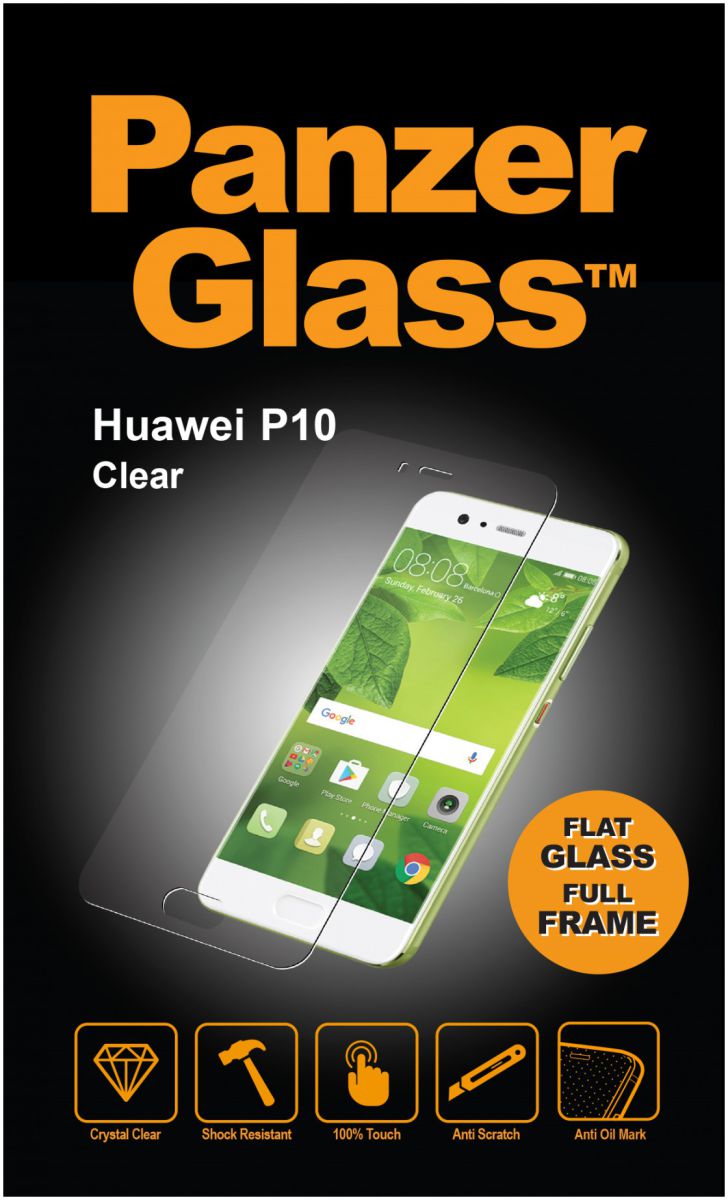 PanzerGlass Huawei P10 Volledig Dekkende Screenprotector Transparant afbeelding 1