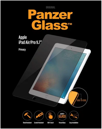 PanzerGlass Apple iPad Air / Pro 9.7 Privacy Glass Screenprotector afbeelding 1