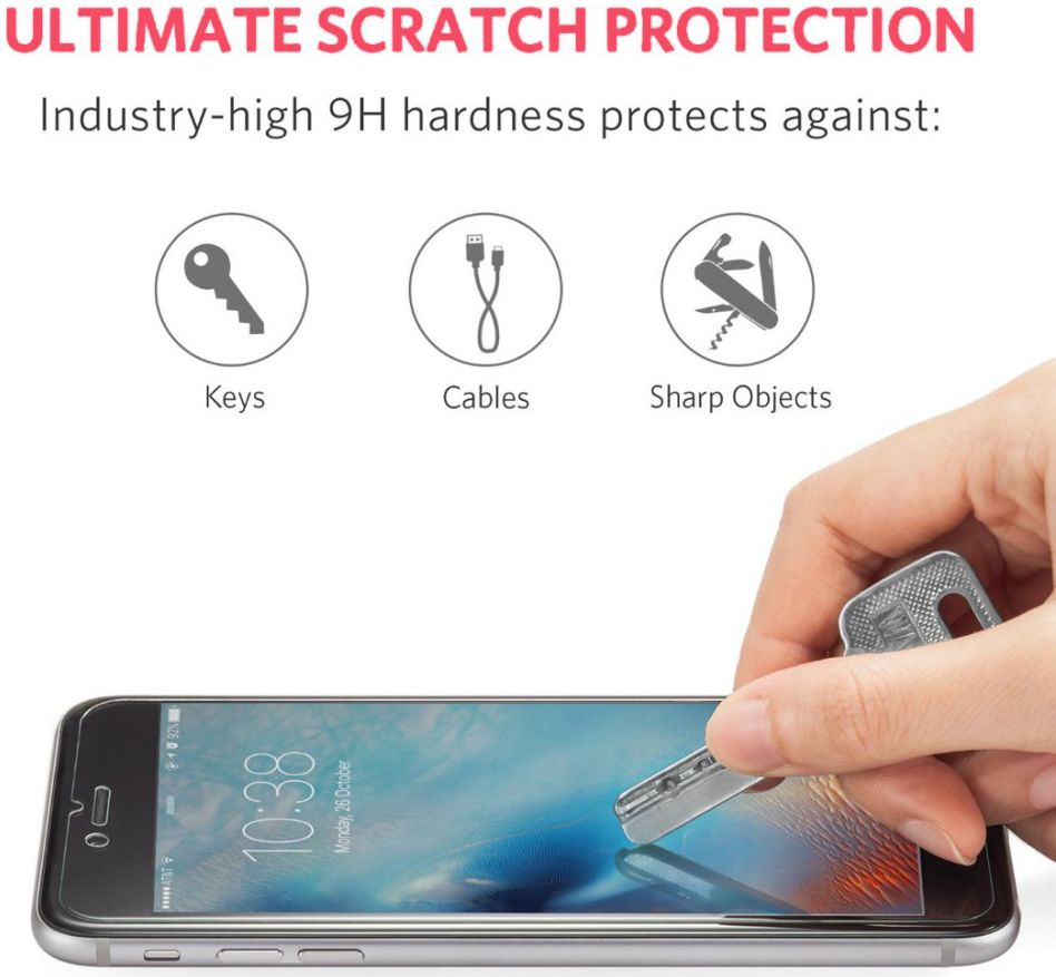 Huawei P10 Lite 9H Tempered Glass Screen Protector afbeelding 6