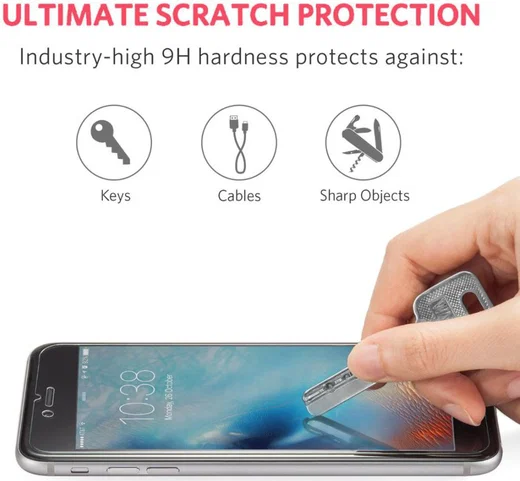 Huawei P10 Lite 9H Tempered Glass Screen Protector afbeelding 6