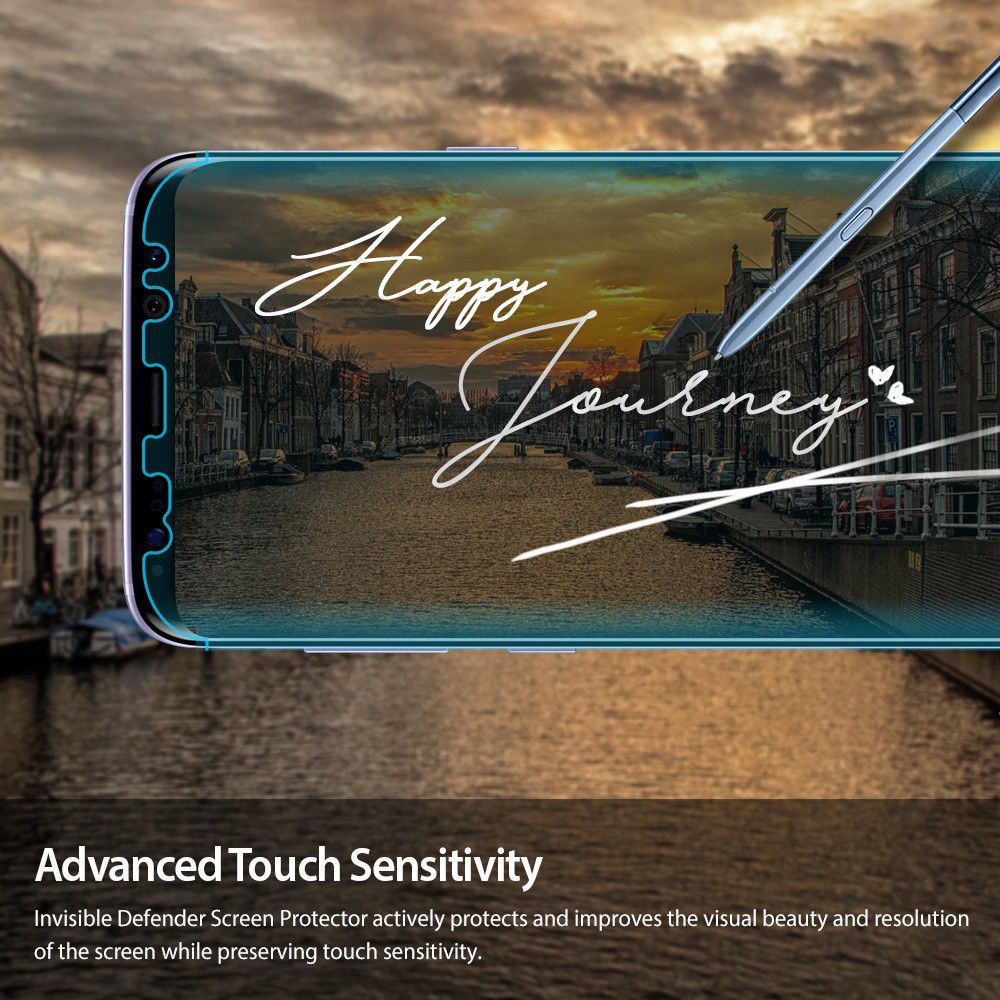 Ringke ID Full Cover Screen Protector Samsung Galaxy S8 [2-Pack] afbeelding 5