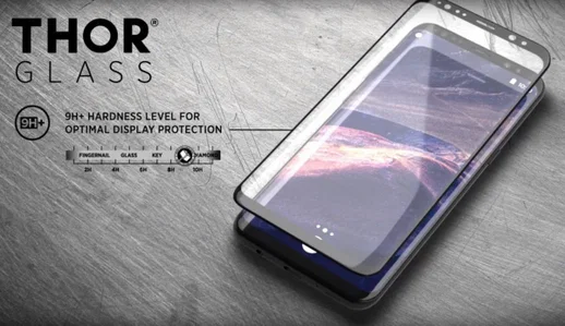 THOR Screen Glass Edge To Edge Samsung Galaxy S8 Zwart afbeelding 19