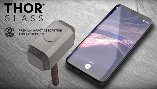 THOR Screen Glass Edge To Edge Samsung Galaxy S8 Zwart afbeelding 21