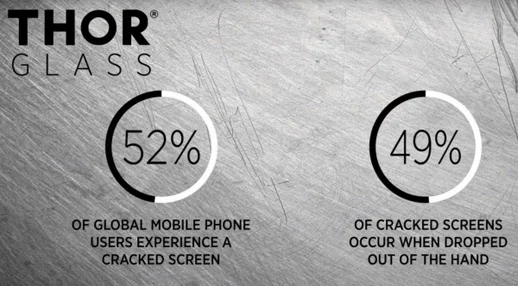 THOR Screen Glass Edge To Edge Samsung Galaxy S8 Zwart afbeelding 23
