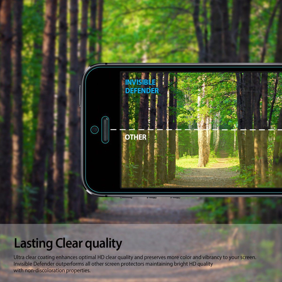 Ringke Invisible Defender voor Apple iPhone 5(S) / 5C / SE afbeelding 6