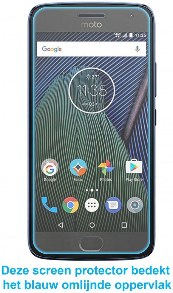 InvisibleSHIELD Glass+ Tempered Glass Motorola Moto G5 Plus afbeelding 4