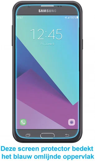 Samsung Galaxy J7 (2017) Tempered Glass Screen Protector afbeelding 2