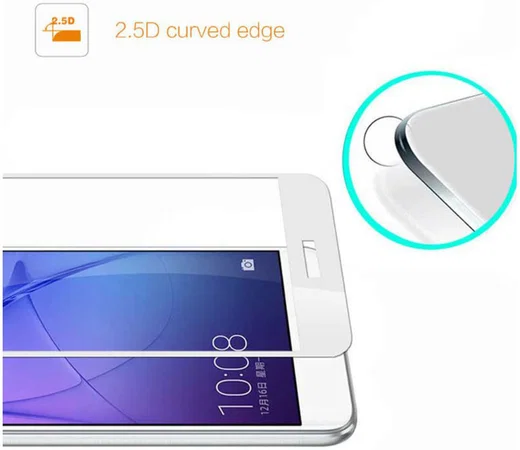 Huawei P8 Lite (2017) Tempered Glass Screen Protector Zwart afbeelding 4