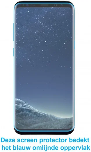 Eiger Samsung Galaxy S8 Tempered Glass Case Friendly Protector Gebogen afbeelding 4