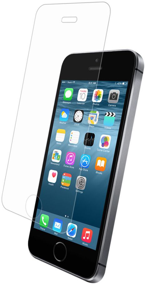 Eiger Apple iPhone 5/5s/SE Tempered Glass Case Friendly Protector Plat afbeelding 2