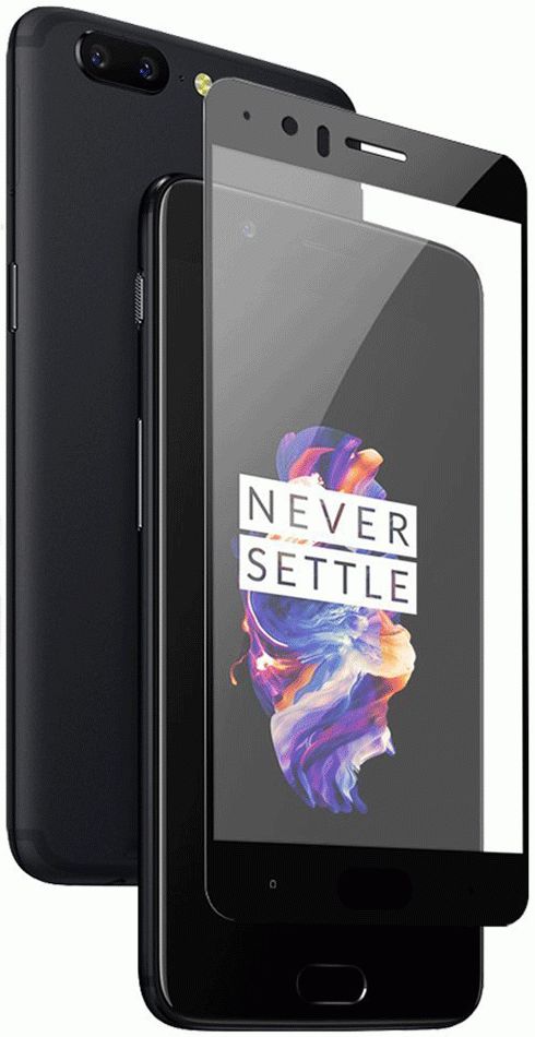 PanzerGlass OnePlus 5 Screenprotector Zwart afbeelding 5