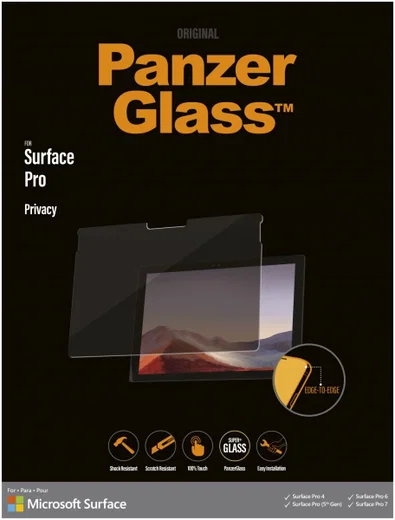 PanzerGlass Privacy Tempered Glass Microsoft Surface Pro 4 afbeelding 1