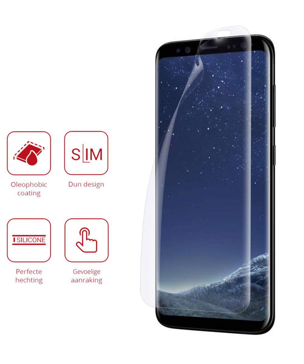 Rosso Samsung Galaxy S8 Ultra Clear Screen Protector Duo Pack afbeelding 2