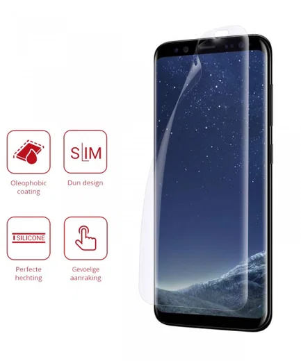 Rosso Samsung Galaxy S8 Ultra Clear Screen Protector Duo Pack afbeelding 2