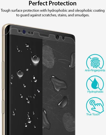 Ringke ID Full Cover Screen Protector Samsung Galaxy Note 8 [2-Pack] afbeelding 6