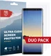 Rosso Samsung Galaxy Note 8 Ultra Clear Screen Protector Duo Pack afbeelding 1
