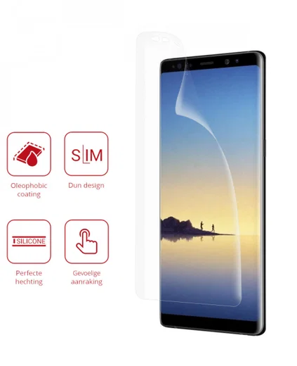Rosso Samsung Galaxy Note 8 Ultra Clear Screen Protector Duo Pack afbeelding 2