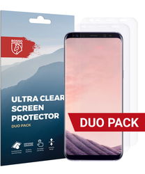 Rosso Samsung Galaxy S8 Plus Ultra Clear Screen Protector Duo Pack afbeelding