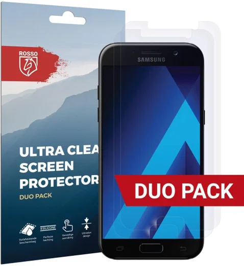 Rosso Samsung Galaxy A5 2017 Ultra Clear Screen Protector Duo Pack afbeelding 1