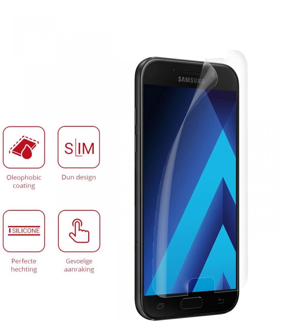 Rosso Samsung Galaxy A5 2017 Ultra Clear Screen Protector Duo Pack afbeelding 2