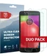 Rosso Motorola Moto E4 Ultra Clear Screen Protector Duo Pack afbeelding 1