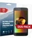 Rosso Motorola Moto C Plus Ultra Clear Screen Protector Duo Pack afbeelding 1