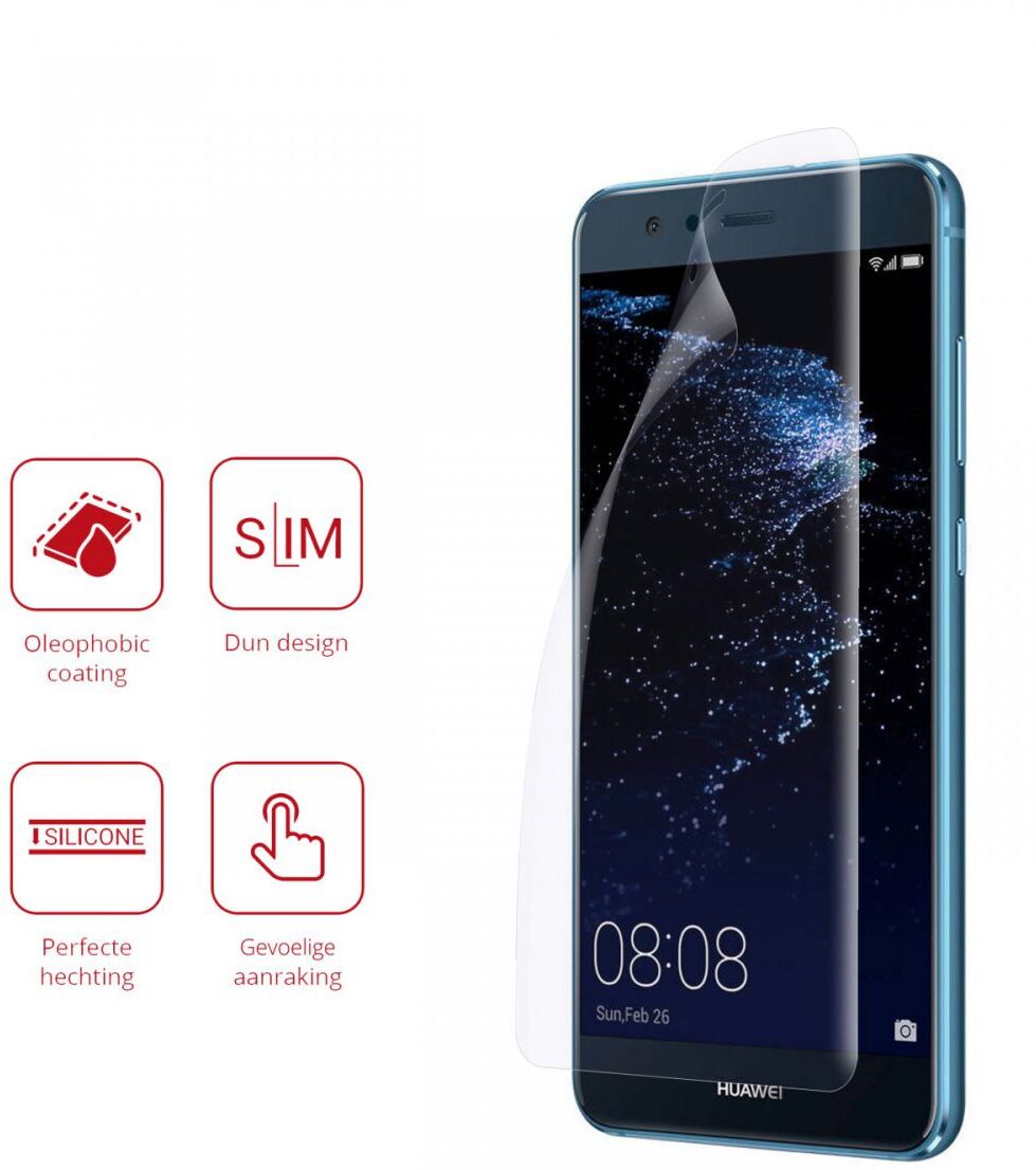 Rosso Huawei P10 Lite Ultra Clear Screen Protector Duo Pack afbeelding 2
