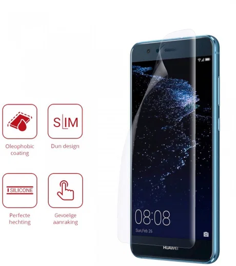 Rosso Huawei P10 Lite Ultra Clear Screen Protector Duo Pack afbeelding 2